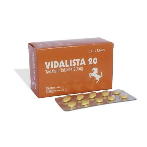 Buy Vidalista 20 Mg | Price starts at $52 for 60 tablets | Mygenmeds