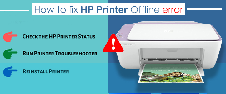 HP Printer Offline Error Resolved - Check 6 Ways To Fix