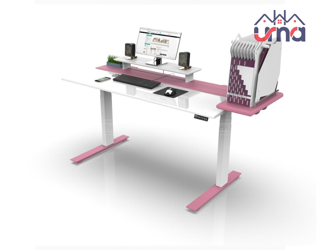 Bàn Học Sinh Khung Thép Mặt Gỗ Hiện Đại BHS022 - UMA